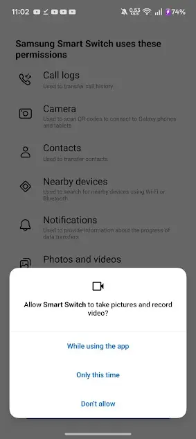 Screenshot of Smart Switch Download